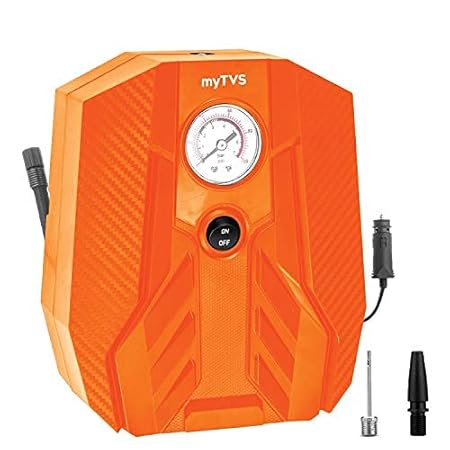 myTVS 100 psi Analog Air Champ Car Tyre Inflator with 1 Year Warranty Car Air Pump (TI-15) at Rs. 916