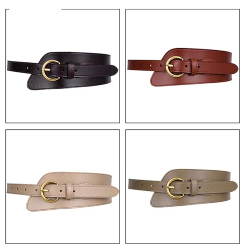 Women's Cowskin Wide Belt For Coat Decorative Sweater With Jeans Dress Suit Waist All-Match Girdle2