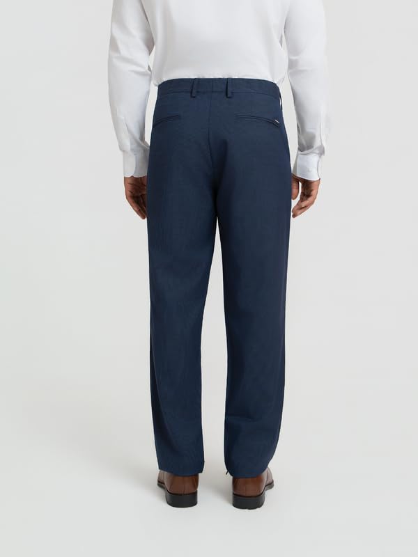 Image of The Pant Project Luxury PV Lycra Stretchable Formal Pants for Men | Stylish Relaxed Fit Men's Wear Trousers for Office or Party | Mens Fashion Dress Trouser Pant