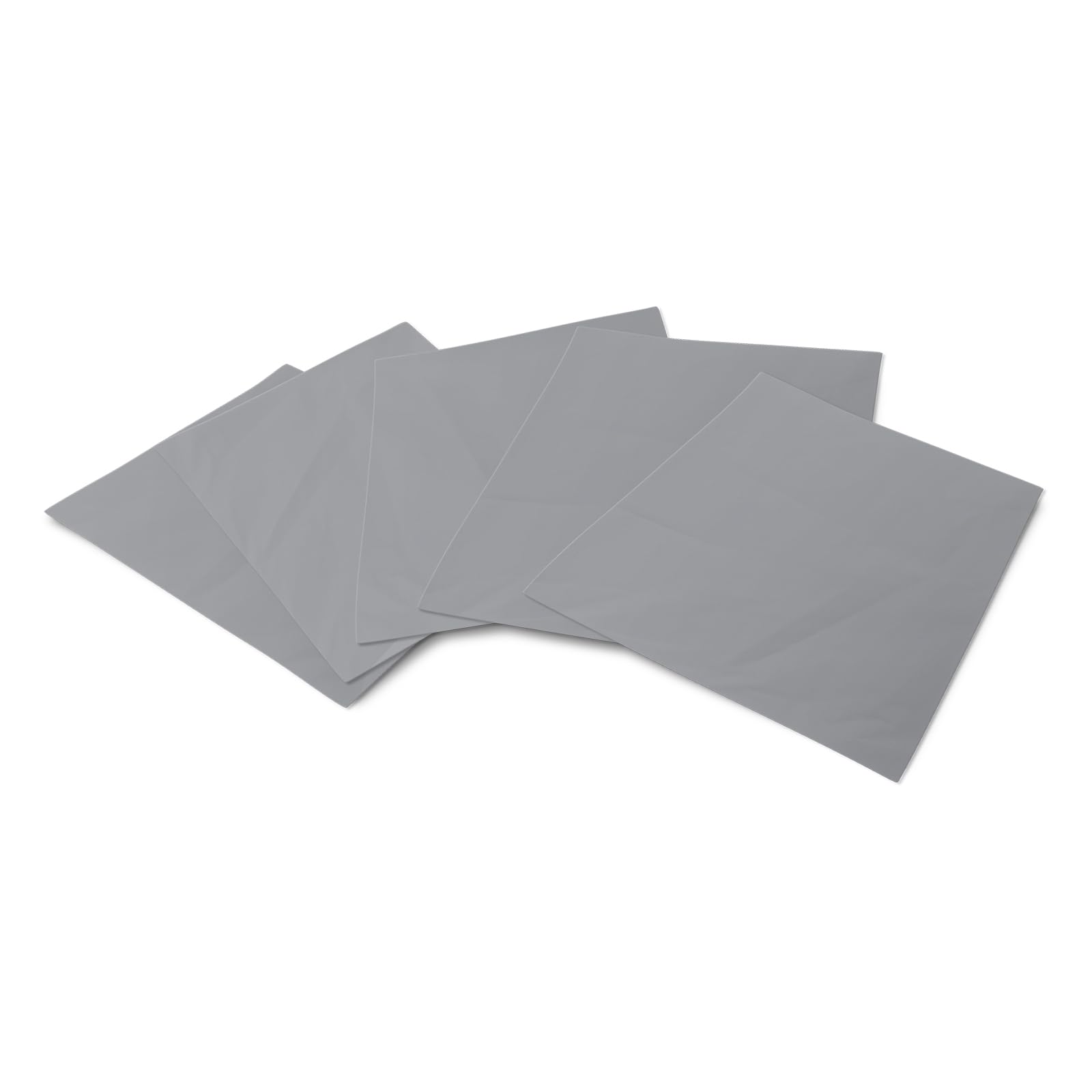 Couleur Ultra-Thin, Strong Grip Anti-Slip Pads for Sofa Rugs and Home Furniture, Made in Japan, 0.01 in. (Square (Set of 5) - 3.94"" x 3.94""), Grey