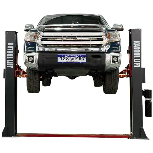 KATOOL 12000 lbs 4.0HP 2 Post Lift, Single Lock...
