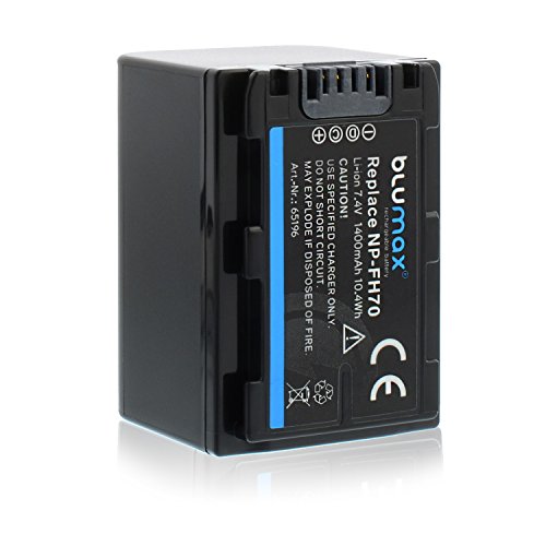 Blumax NP-FH70 Akku kompatibel mit diversen Sony Kameramodellen 1400mAh 7,4V 10,4Wh