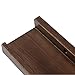 Estantes Flotantes para Almacenamiento En La Pared|Estante Colgante Decorativo De Madera De Pacana|Rack De Almacenamiento En Forma De U Montado En La Pared|Estantes Pared-Nogal Color-L50XW10CM
