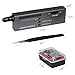 MIUONO Diamond Tester, Professional Diamond Gem Tester Pen with 10x Magnifier and Tweezers for Novice and Expert (Battery Included)