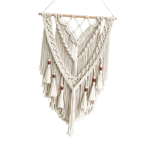Tapisserie tissée bohème pour chambre cocooning - Décoration murale Ruwshuuk esprit scandinave