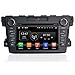 Produktbild TAFFIO® Autoradio Touchscreen Android 8 Naviceiver CD DVD USB SD WiFi 3D GPS Navigation TV Bluetooth Freisprecheinrichtung für Mazda CX-7 Bose Sound