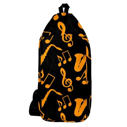 Sac à dos à bandoulière doré compact pour libérer vos mains en voyage