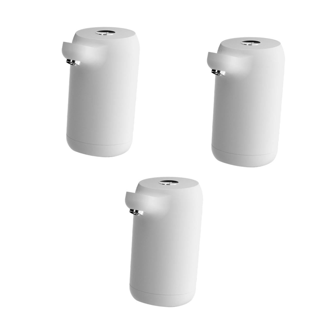 Distributeur d'eau automatique SHINEOFI lot de 3 pompes blanches pour éviter de porter les bouteilles