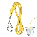 Boiling Water Heating Tube,Portable Water Heater,Immersion Water Heater,Camping Water Heater,for Hot Water Coffee Tea Cocoa Milk Hot Chocolate Resists Rust and High Temperature (220V 600W)