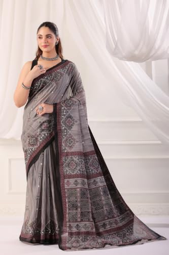Image of TAMAIRA FASHION Mulmul Pure Cotton Saree For Woman |Office Wear Daily Wear Sarees For Women Without Blouse Piece(Available in 10 Colours)
