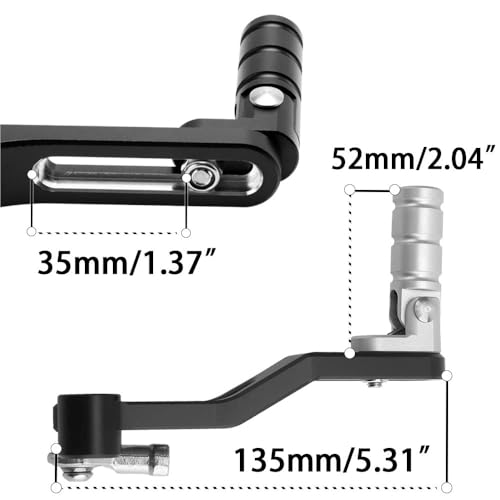 Levier de changement vitesse moto pliant évite la casse sur Z300 - 8