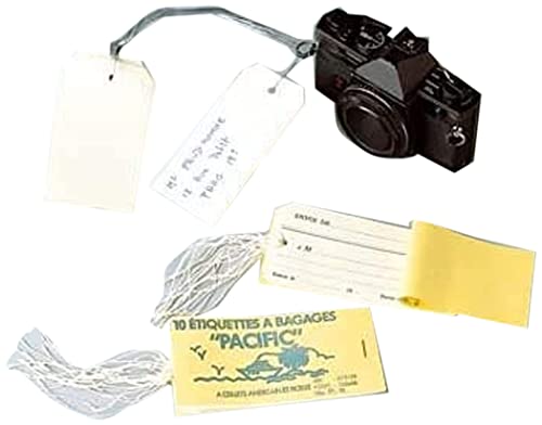 Étiquettes américaines kraft AVERY anti-déchirure 120x60 mm avec fil de fer pour prix et stock