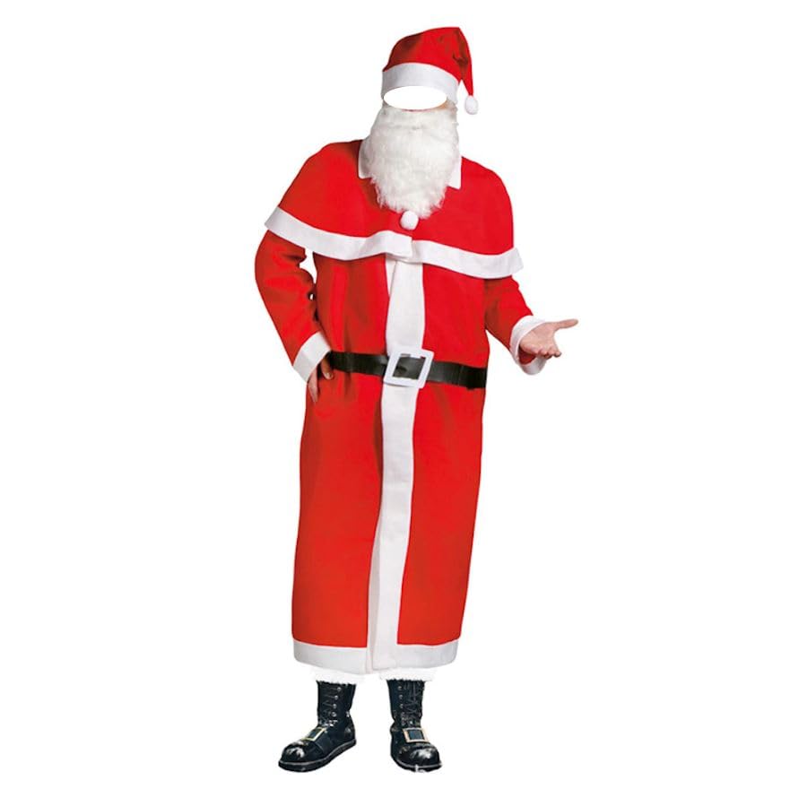 Costume de Père Noël SANTC13 déguisement de fête et cosplay de Noël adulte