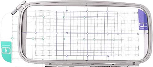 brother 5x7 embroidery hoop grid - LNKA SA445-Extra Large Embroidery Hoops 12-Inch by 5-Inch for Brother PE800 PE770 780D PE700 PC6500 Brother Innovis 1250 700 Babylock Embroidery Machine Hoop