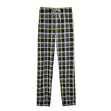 Skiny Herren Recreate Sleep Hose lg. Schlafanzughose, Mehrfarbig (Blue Check 8377), XX-Large