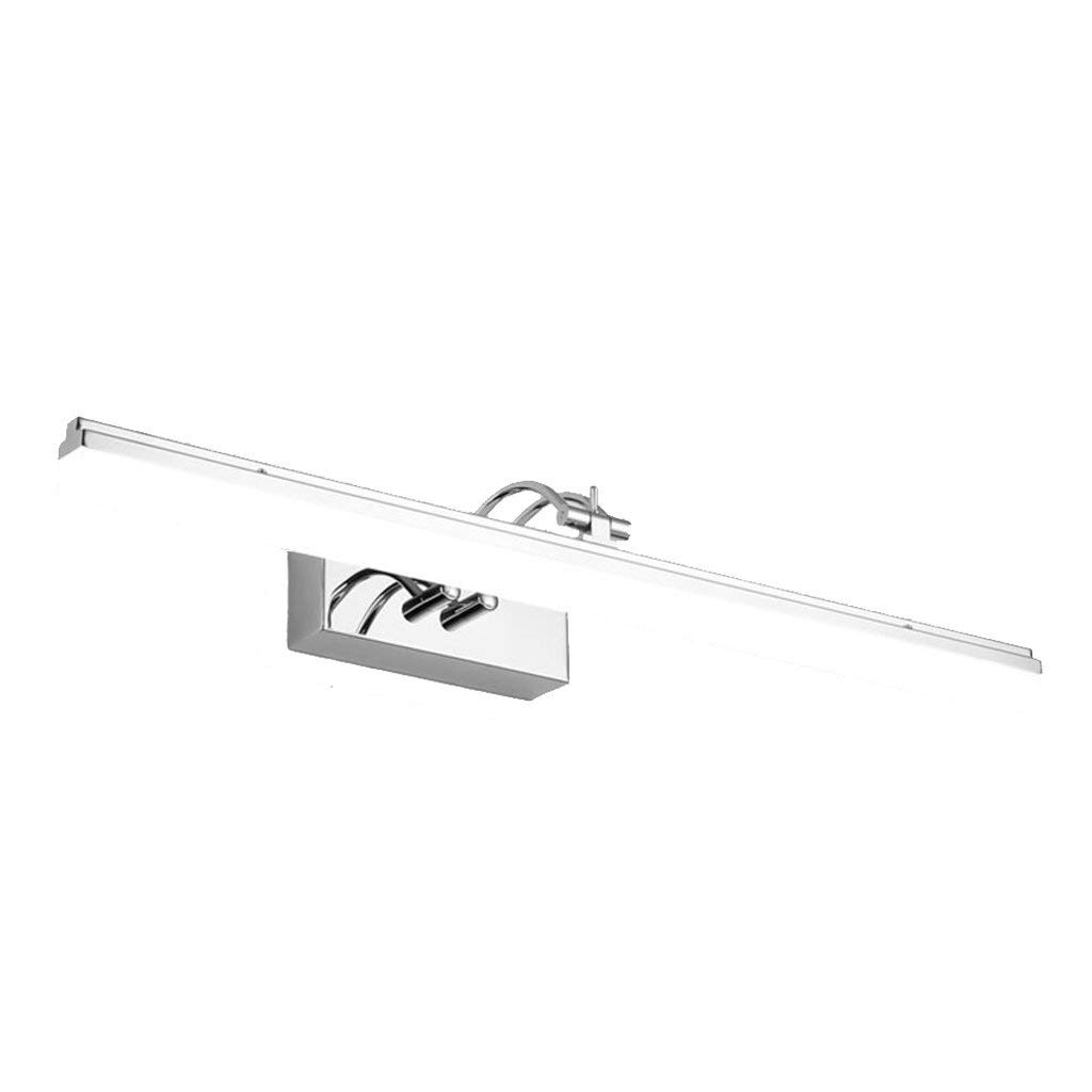 Lampy Lustrzane Kąpielowe Podświetlenie Led Energy-Saving Lureflektor Led Łazienka Lululampa Makijaż Światła Prosta Nowoczesna Anti-Fog Light Light Wall Lighting/White/39Cm/9W