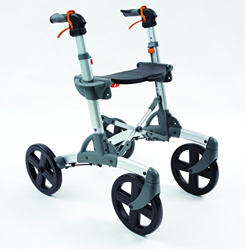 Volaris Patrol Rollator Walker [Regular Size] Premium All-Terrain Four Wheeled Walker with Seat - Lightweight Folding for Easy Storage & Travel