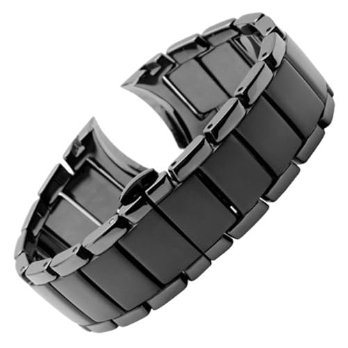Bracelet de montre en céramique noble chic et résistant pour homme et femme