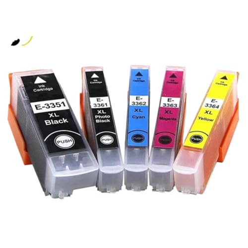 Cartucho tinta impresora 33XL T3351 negro compatible con Expression XP 640 XP 530 XP 900