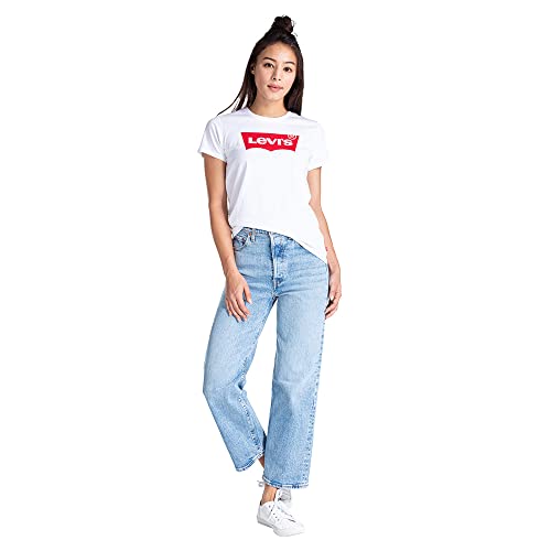 Levis Womens Perfect Graphic Tees L - Neutrals