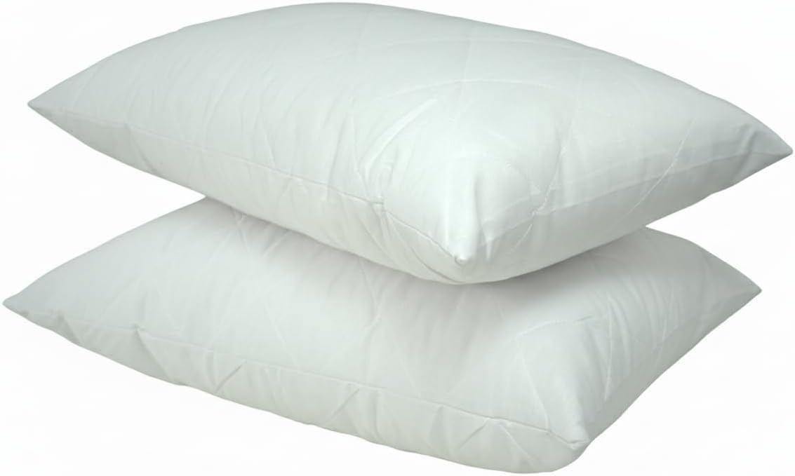 ARLINENS Pillows 2 Pack Hotel Quality Hollow Fibre Filled Quilted Pillows, Standard Size, Anti Allergenic Back and Side Sleeper, Down Alternative Bed Pillow-
