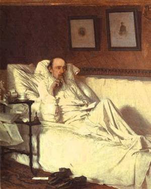 Peinture à l'huile Kramskoy 36x48 pouces pour décorer un grand mur vide