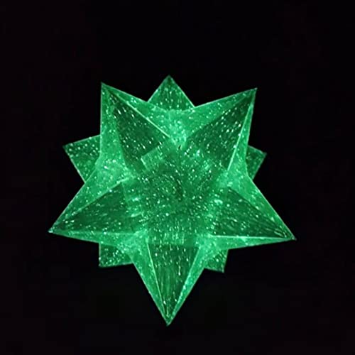 Everyglow Glow in The Dark PLA Filament 1.75mm, Galaxy Green Night Glow 3D Printer Filament 1kg, Ultra Bright Long Lasting Luminous PLA, Easy Print for FDM Printers