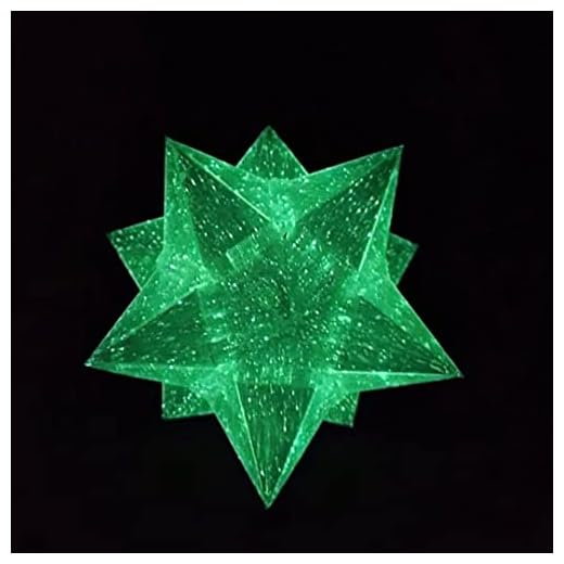 Everyglow Glow in The Dark PLA Filament 1.75mm, Galaxy Green Night Glow 3D Printer Filament 1kg, Ultra Bright Long Lasting Luminous PLA, Easy Print for FDM Printers