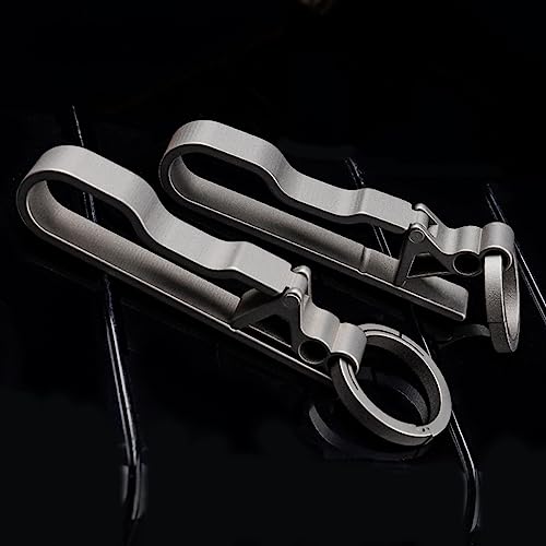 Porte-clés en titane pour ceinture anti-perte ultra léger et compact