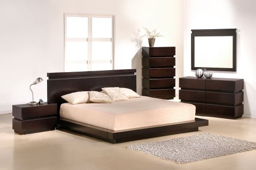 Matisse Domes Platform Bed Espresso (King)