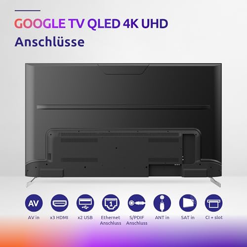 Strong TV SRT65UF8733 65 Zoll 4K QLED Smart TV mit Google TV