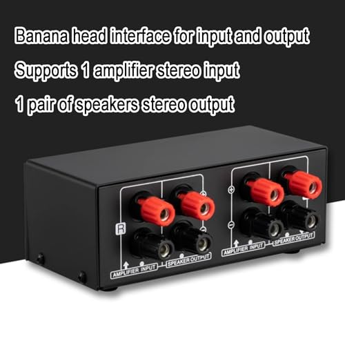 Controlador de Volumen para Altavoces Pasivos, Caja de Control de Volumen de Escritorio, Ajuste Independiente de Volumen para Canales Izquierdo y Derecho, Sin Fuente de Alimentación Requerida, para Conferencias y Presentaciones miniatura 2