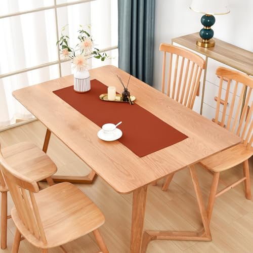 Wolkemer Farmhouse Rust Table Runner Small Short Table Runners 36 Inches