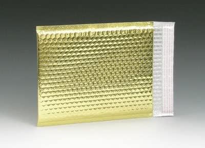 ProLine Metallic Gold Bubble Padded Shipping Mailers 10.5x16 Inch Self Seal Padded Envelopes (100)