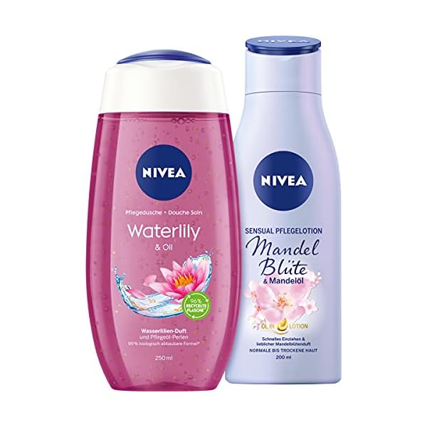 NIVEA Happy Time Geschenkset, verwöhnendes Beauty Set mit feuchtigkeitsspendenden Pflegeprodukten, Pflegeset mit zart… – Bild 5