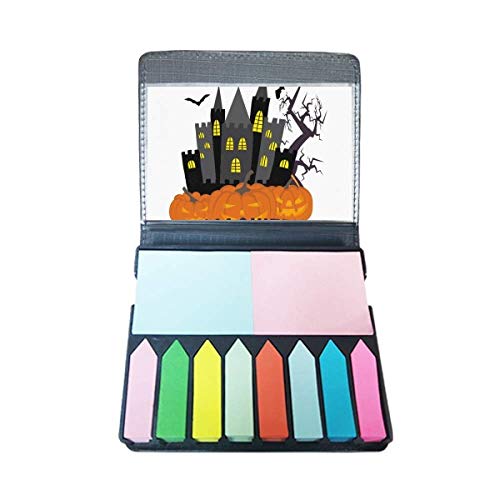 Boîte à marque-page château effrayant rangement signet bois Hallowmas
