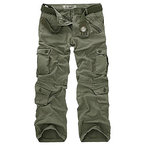 Pantalon droit d'entraînement tactique avec poches cargo latérales
