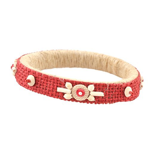 Zephyrr Jewellery Jute Lightweight Handmade Bangle With Wooden Beads (B077ND43JJ) Amazon Price History, Amazon Price Tracker