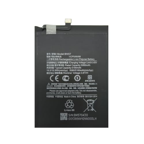 NEXILAB BN57 Replacement Battery for Xiaomi Poco X3 NFC