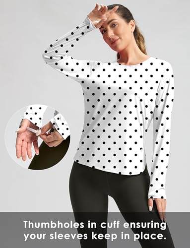 Image of Women's Sun Shirts UPF 50+ Long Sleeve UV Protection Shirt Lightweight Quick Dry Workout Hiking Tops for Women