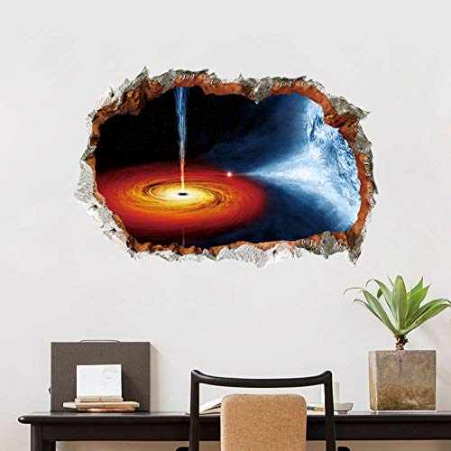 Vinilos decorativos 3D efecto agujero negro pack 2 miniatura 2