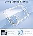 Vakoo Case for iPhone 13 | Clear Anti‑Yellowing, Hard Back, Military‑Grade Drop Protection, Supports Wireless Charging - Transparent