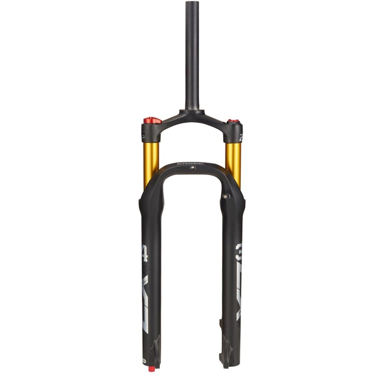 FukkeR Mountain Bike Fat Bike Horquilla Suspensión 26 Pulgadas Horquillas Delantera Bicicleta De Nieve Tubo Recto 28.6mm QR 9MM Recorrido 120mm Ajuste De Rebote