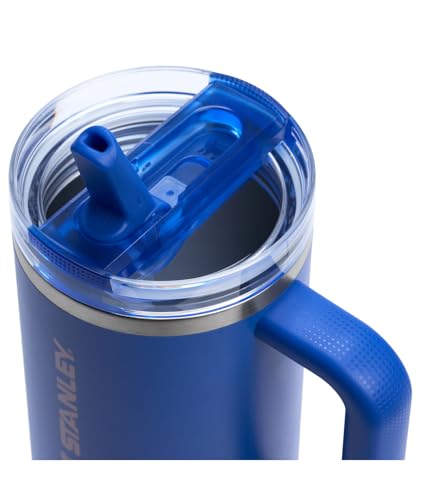 Image of STANLEY Quencher ProTour Flip Straw Tumbler with Leakproof Lid 40 oz | Built-In Straw and Handle | Cup Holder Compatible for Travel | Insulated Stainless Steel Cup | BPA-Free | Royal Blue