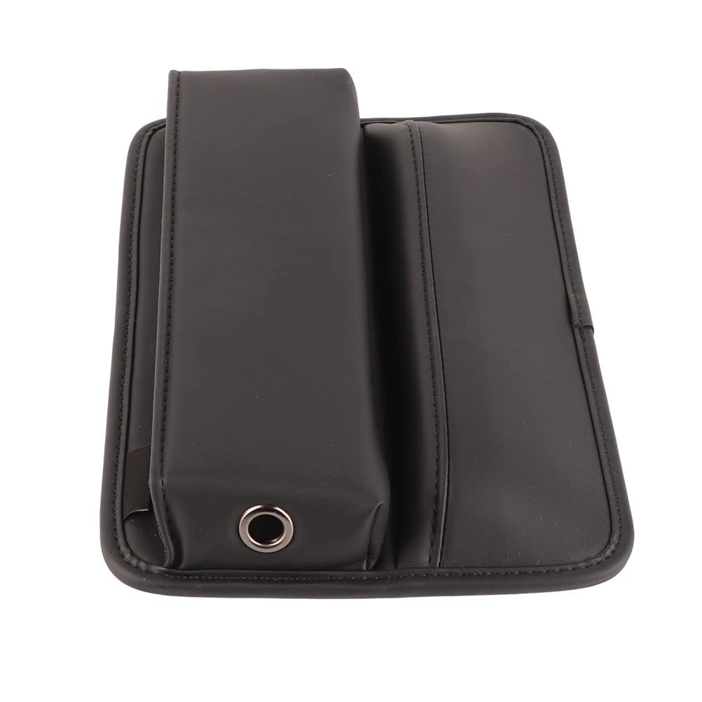 Dioche Console Side Storage Car Seat Interspace Filler Organizer Multifunctional Auto Console Side Storage Box for Effective Organization (black) — view 3