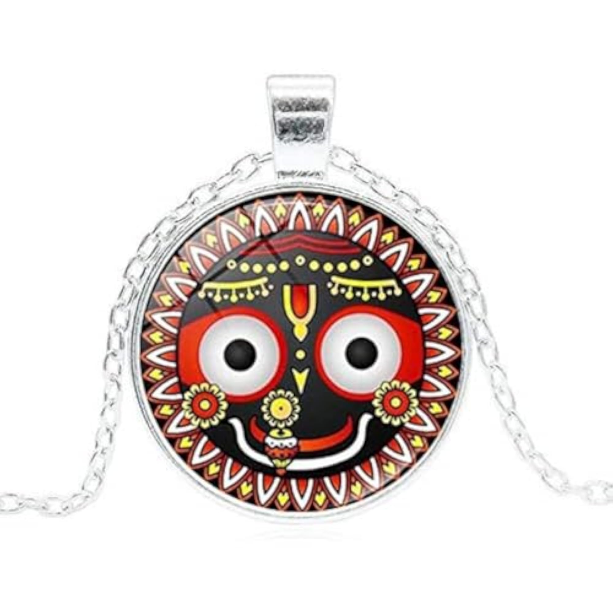 Hindu God Jagannath Pendant Necklace for Men & Women