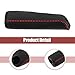 X AUTOHAUX Car Handle Hand Brake Sleeve for Subaru Forester 2009-2017 Handbrake Cover for Subaru Impreza Outback Legacy 2008-2017 Protector Interior Trim Decoration Black Red Faux Leather