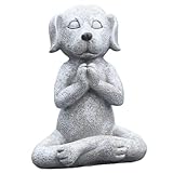 Photo Gallery dbvnnsy 4, 72 ″ statua del cane buddha resistente alle intemperie, grazioso ornamento da giardino per cani da yoga zen per patio all aperto, prato e decorazioni per la casa Photo Gallery dbvnnsy 4, 72 ″ statua del cane buddha resistente alle intemperie, grazioso ornamento da giardino per cani da yoga zen per patio all aperto, prato e decorazioni per la casa