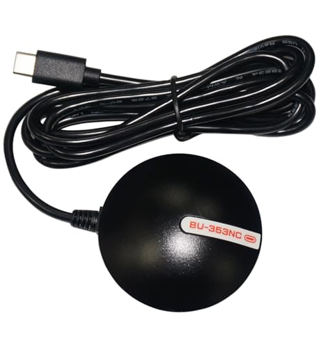 GlobalSat BU353-NC USB C GPS Receiver Made in Taiwan