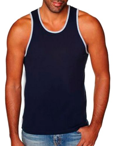 Next Level Mens Premium Jersey Tank 3633 -MID NY/HTHR 2XL